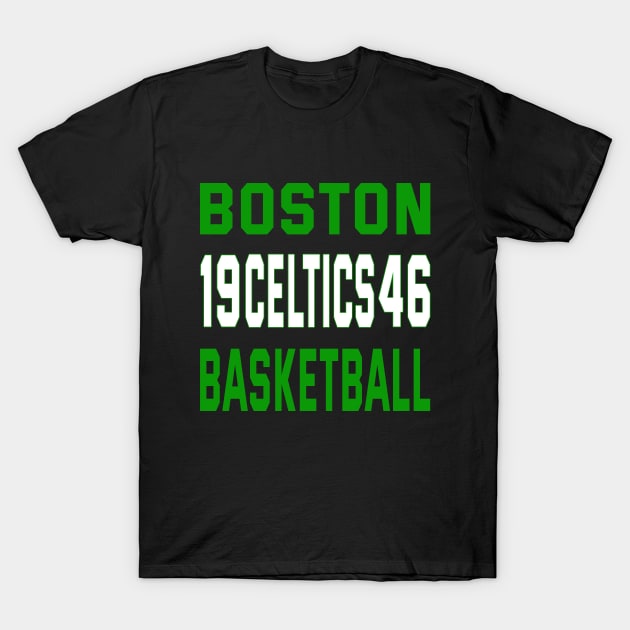 Boston basketball Classic T-Shirt by Medo Creations